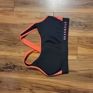 Under Armour Pink and Black sports bra size L